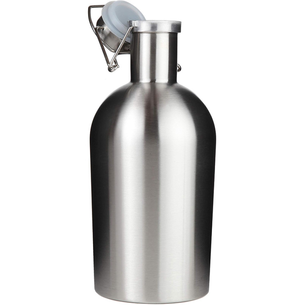Credrink 64oz 2L simple paroi en acier inoxydable anti-fuite Flip Top Growler