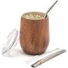 Credrink Yerba Mate Stainless Steel Straw - Set of Bombillas for Mate gourd drinking - 6'' long (16 cm) 