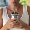 Credrink Traditional South american bombilla SET - Cleaning brush included Ergonomic design for Yerba Mate drinking Removable filter for easy cleaning 