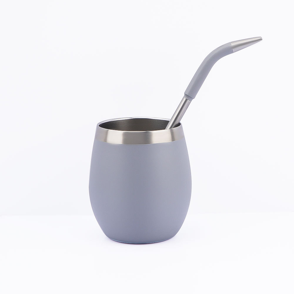 Bombilla de calabaza Credrink para yerba mate, filtro para beber, acero inoxidable 304 de grado alimenticio, cuchara de 19.5 cm de largo, bombillas, pajitas para juego de té de mate