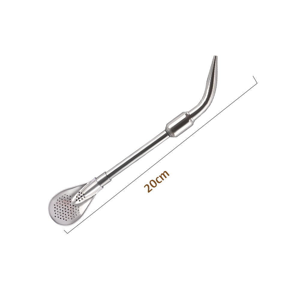 Pajitas de metal reutilizables Credrink, pajitas de acero inoxidable desmontables, bombillas para yerba mate, agua, té, pajitas con filtro, fácil de limpiar