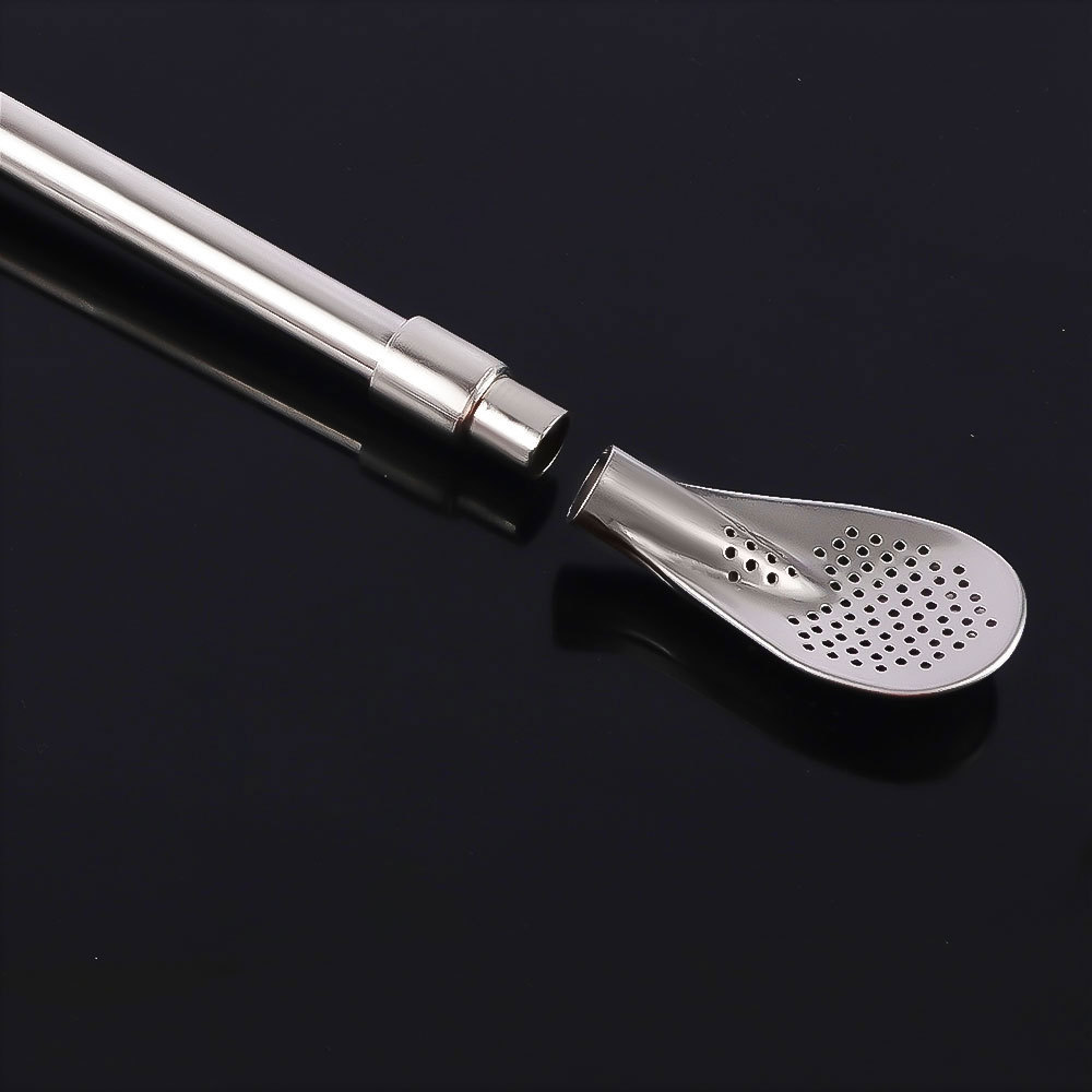 Pajitas de metal reutilizables Credrink, pajitas de acero inoxidable desmontables, bombillas para yerba mate, agua, té, pajitas con filtro, fácil de limpiar