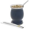 Credrink Yerba Mate Stainless Steel Straw - Set of Bombillas for Mate gourd drinking - 6'' long (16 cm) 