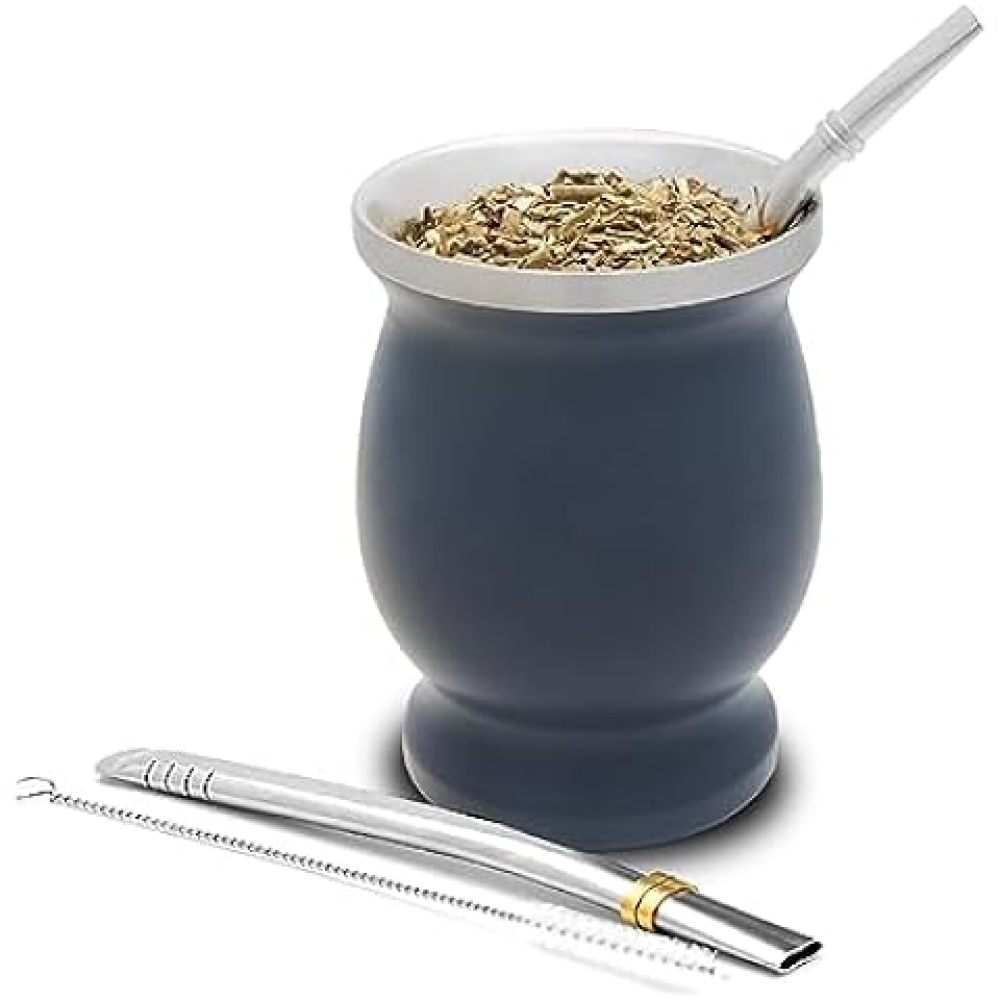 Bombillas de acero inoxidable Credrink para mate - Juego de bombillas para tomar mate - 6'' de largo (16 cm)