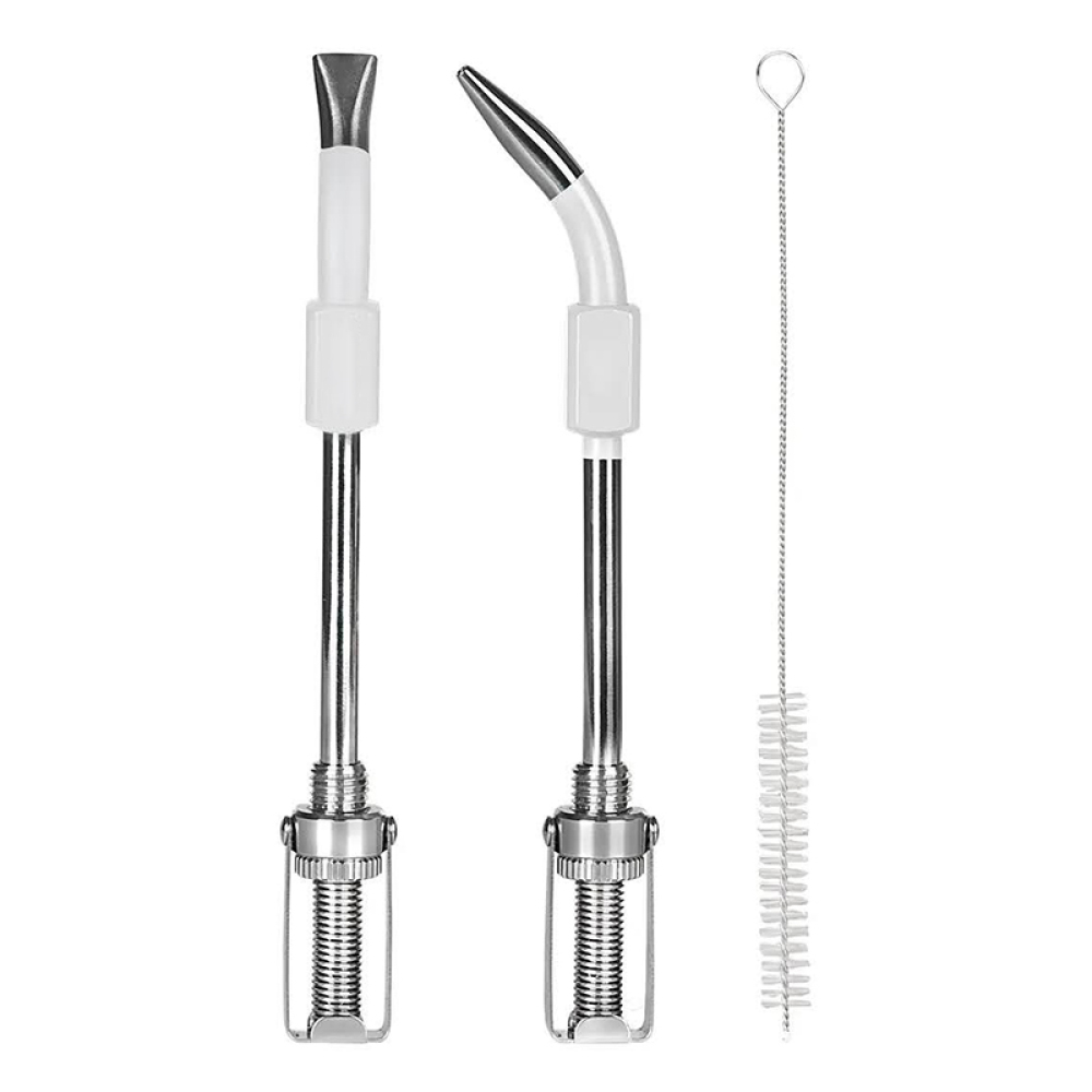 Credrink yerba mate bombilla square version with spring straw yerba mate tea fliter spoon straw
