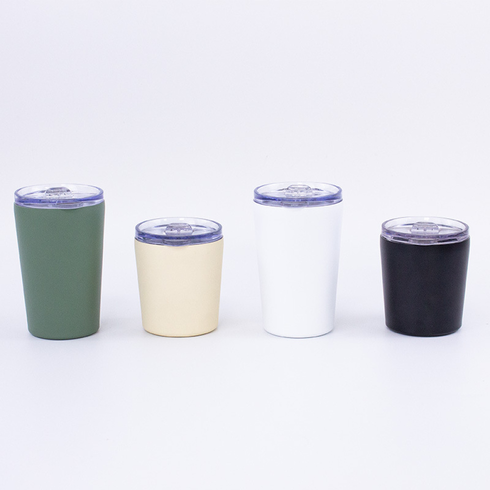 Gobelet à café de voyage Credrink 12 oz Tasse à lait isolée avec couvercle Thermos à café anti-fuite Gobelet à café pour boissons chaudes et froides Tasse thermique réutilisable en acier inoxydable