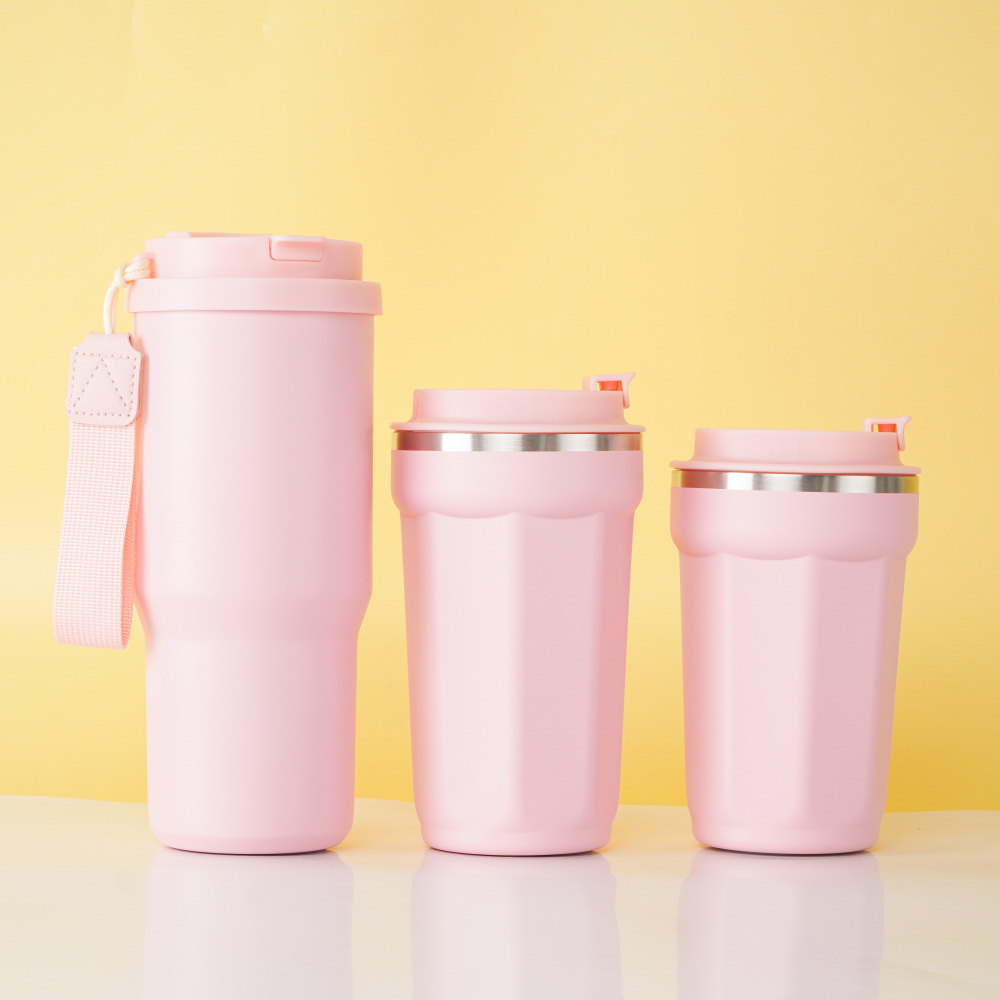 Vaso de viaje Credrink Coffee de 26 oz, 16 oz y 14 oz, taza térmica con tapa funcional 2 en 1, a prueba de fugas, para bebidas frías y calientes, taza térmica reutilizable de acero inoxidable.