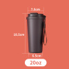 Credrink  Factory Direct wholesale 20OZ coffee tumbler  two-way-drink lid coffee cup restocked water bottle