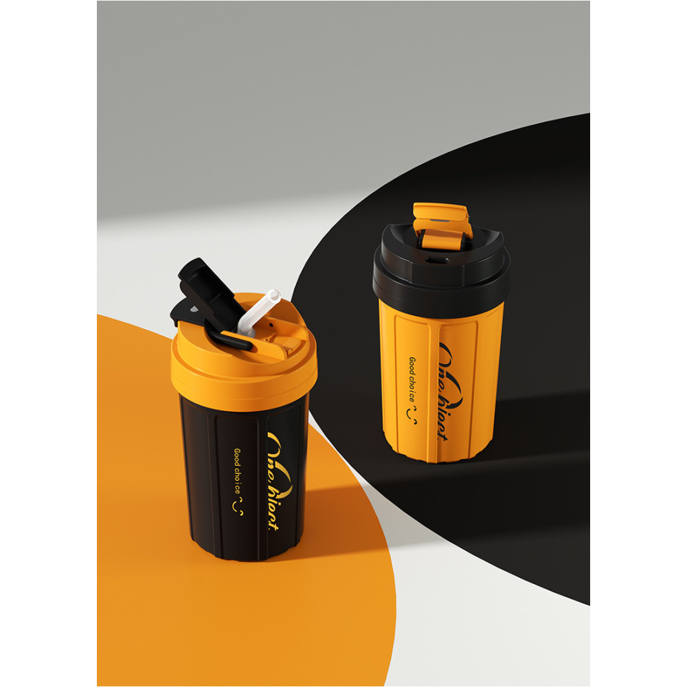 Credrink 510ml Coffee Travel tumbler Insulated Coffee Mug with Lid Leak proof Coffee Thermos Coffee Tumbler for Hot Cold Drinks Stainless Steel Reusable Thermal Cup