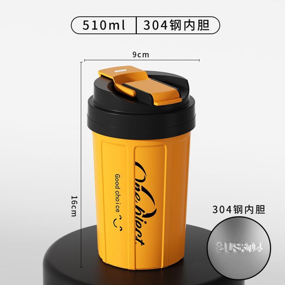 Credrink 510ml Coffee Travel tumbler Insulated Coffee Mug with Lid Leak proof Coffee Thermos Coffee Tumbler for Hot Cold Drinks Stainless Steel Reusable Thermal Cup