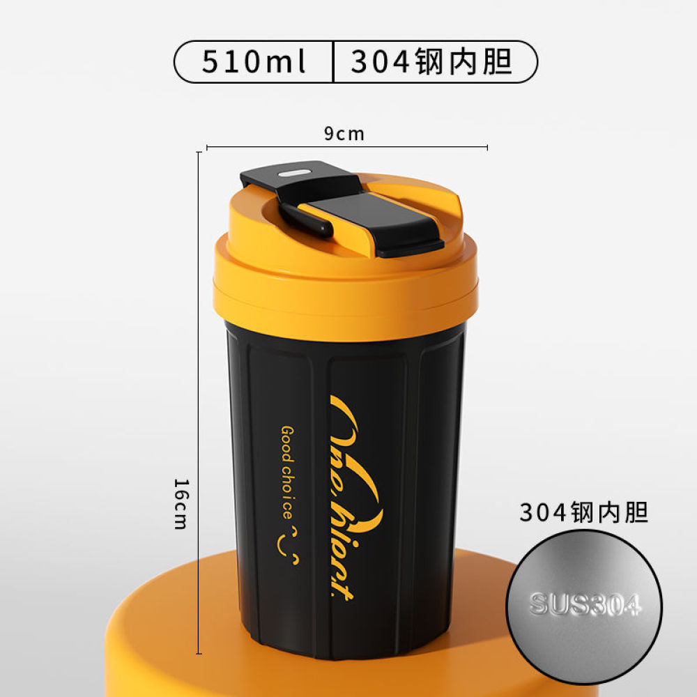 Credrink 510ml Coffee Travel tumbler Insulated Coffee Mug with Lid Leak proof Coffee Thermos Coffee Tumbler for Hot Cold Drinks Stainless Steel Reusable Thermal Cup