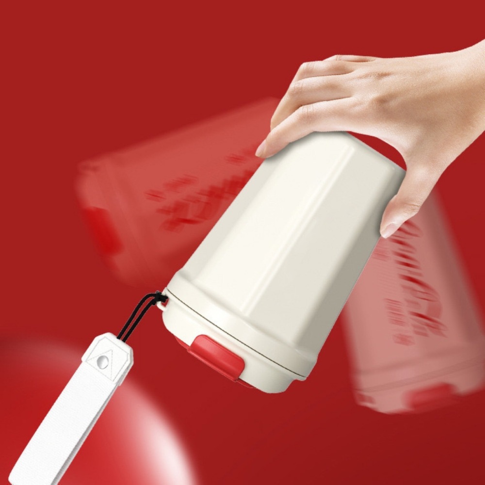 Credrink 380ml Coffee Travel tumbler Insulated Coffee Mug with Lid Leak proof Coffee Thermos with handle for Hot Cold Drinks