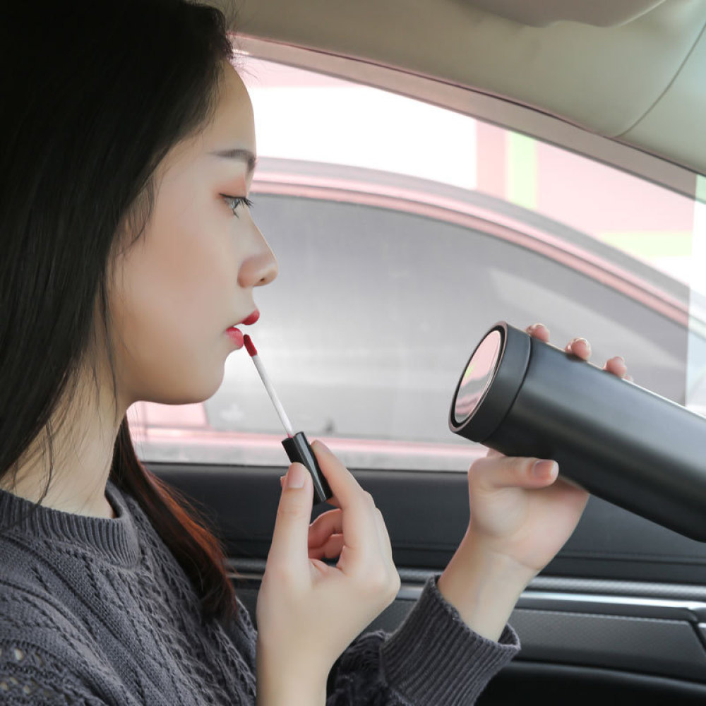 크레드링크 380ml 커피 여행용 텀블러 360도 직접 마시는 보온병 뚜껑이 있는 단열 커피 머그 누수 방지 커피 보온병 재사용 가능한 열 컵