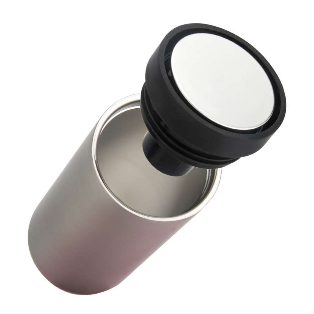 크레드링크 380ml 커피 여행용 텀블러 360도 직접 마시는 보온병 뚜껑이 있는 단열 커피 머그 누수 방지 커피 보온병 재사용 가능한 열 컵