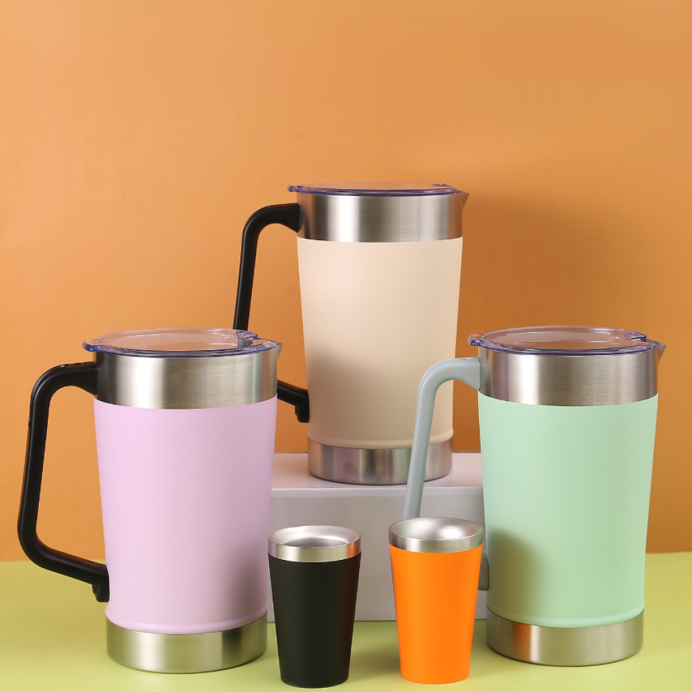 Vaso de viaje para café con aislamiento al vacío de doble pared Credrink, taza térmica de acero inoxidable reutilizable con tapa, a prueba de fugas para bebidas frías y calientes