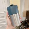 Credrink Coffee Travel tumbler Insulated Coffee Mug with Lid Leak proof Coffee Thermos Coffee Tumbler for Hot Cold Drinks Stainless Steel Reusable Thermal Cup