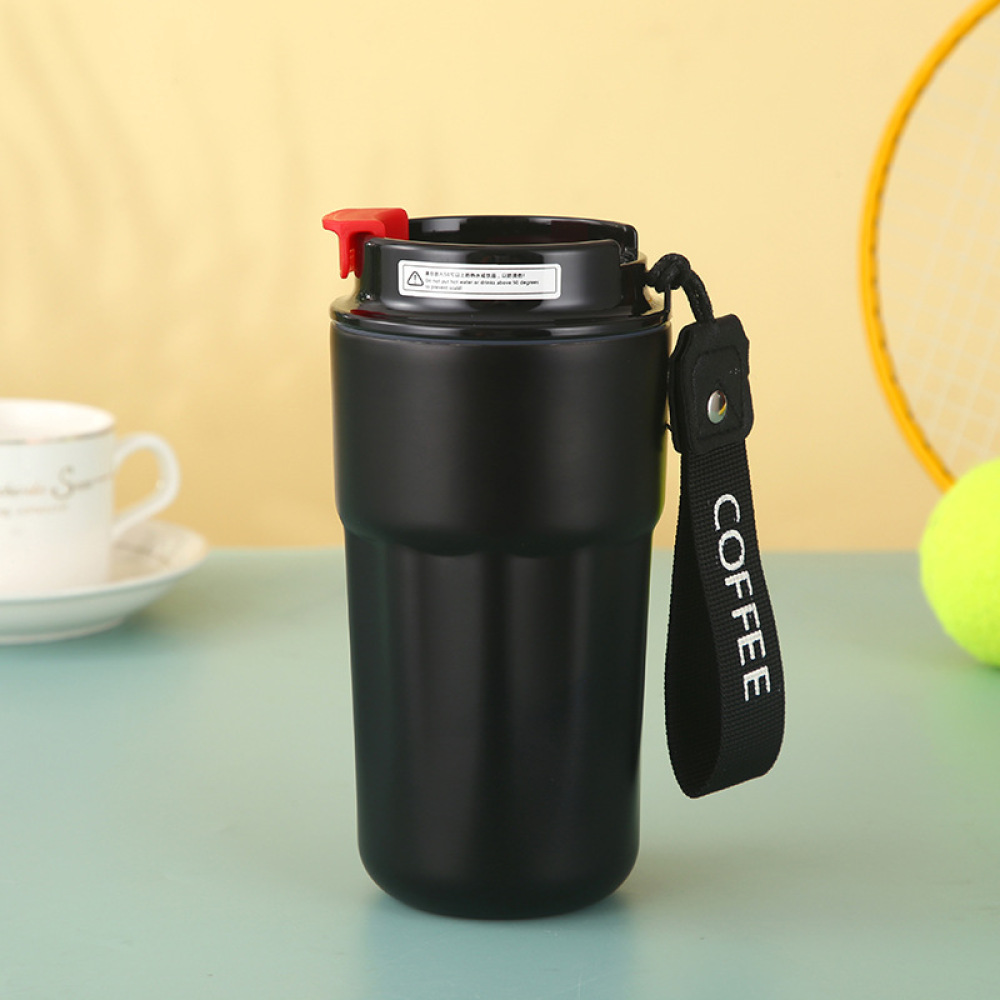 Credrink Coffee Travel tumbler 12oz Insulated Coffee Mug with Lid Leak proof Coffee Thermos Coffee Tumbler for Hot Cold Drinks Stainless Steel Reusable Thermal Cup