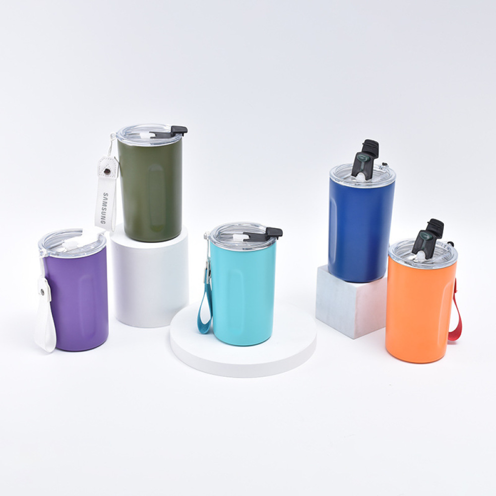 Credrink Coffee Travel tumbler 12oz Insulated Coffee Mug with Lid Leak proof Coffee Thermos Coffee Tumbler for Hot Cold Drinks Stainless Steel Reusable Thermal Cup