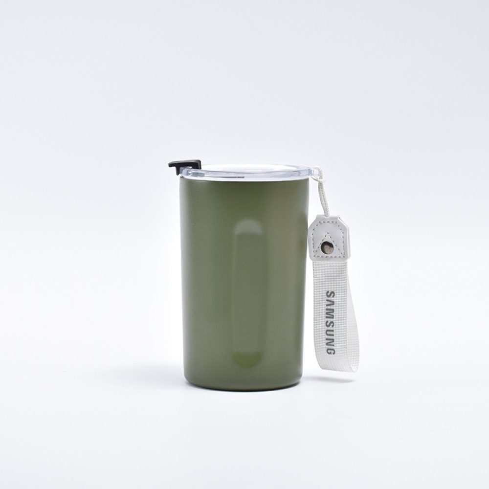 Credrink Coffee Travel tumbler 12oz Insulated Coffee Mug with Lid Leak proof Coffee Thermos Coffee Tumbler for Hot Cold Drinks Stainless Steel Reusable Thermal Cup