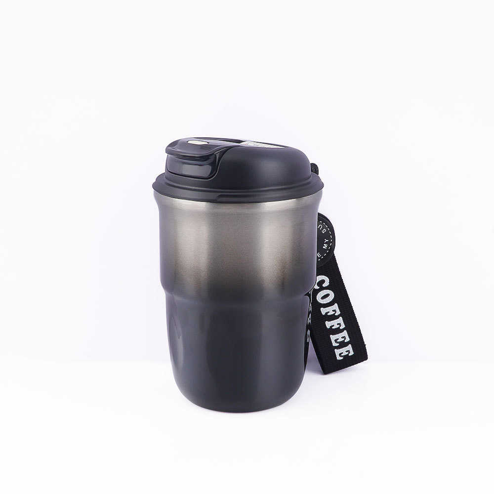 Credrink 320ml Coffee Travel tumbler Insulated Coffee Mug with Lid Leak proof Coffee Thermos Coffee Tumbler for Hot Cold Drinks Stainless Steel Reusable Thermal Cup
