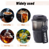 Credrink 320ml Coffee Travel tumbler Insulated Coffee Mug with Lid Leak proof Coffee Thermos Coffee Tumbler for Hot Cold Drinks Stainless Steel Reusable Thermal Cup