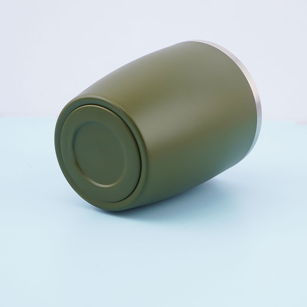 Credrink 10oz simple Coffee Travel tumbler Insulated Coffee Mug with Lid Leak proof Coffee Thermos Coffee Tumbler for Hot Cold Drinks Stainless Steel Reusable Thermal Cup