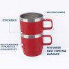 Credrink 180ml double wall Coffee Travel tumbler Insulated vacuum Stackable espresso cup Coffee Mug 