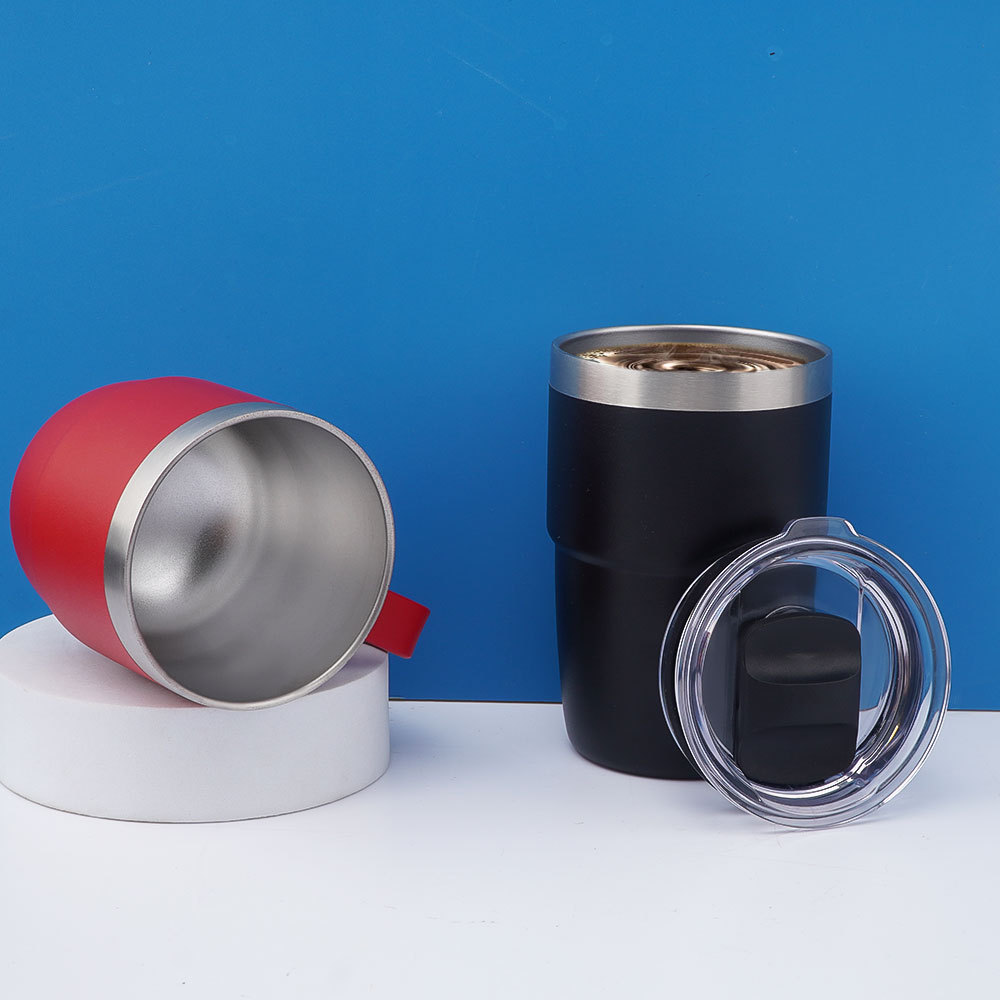 Credrink 120ml double wall Coffee Travel tumbler Insulated vacuum Stackable espresso cup Coffee Mug 