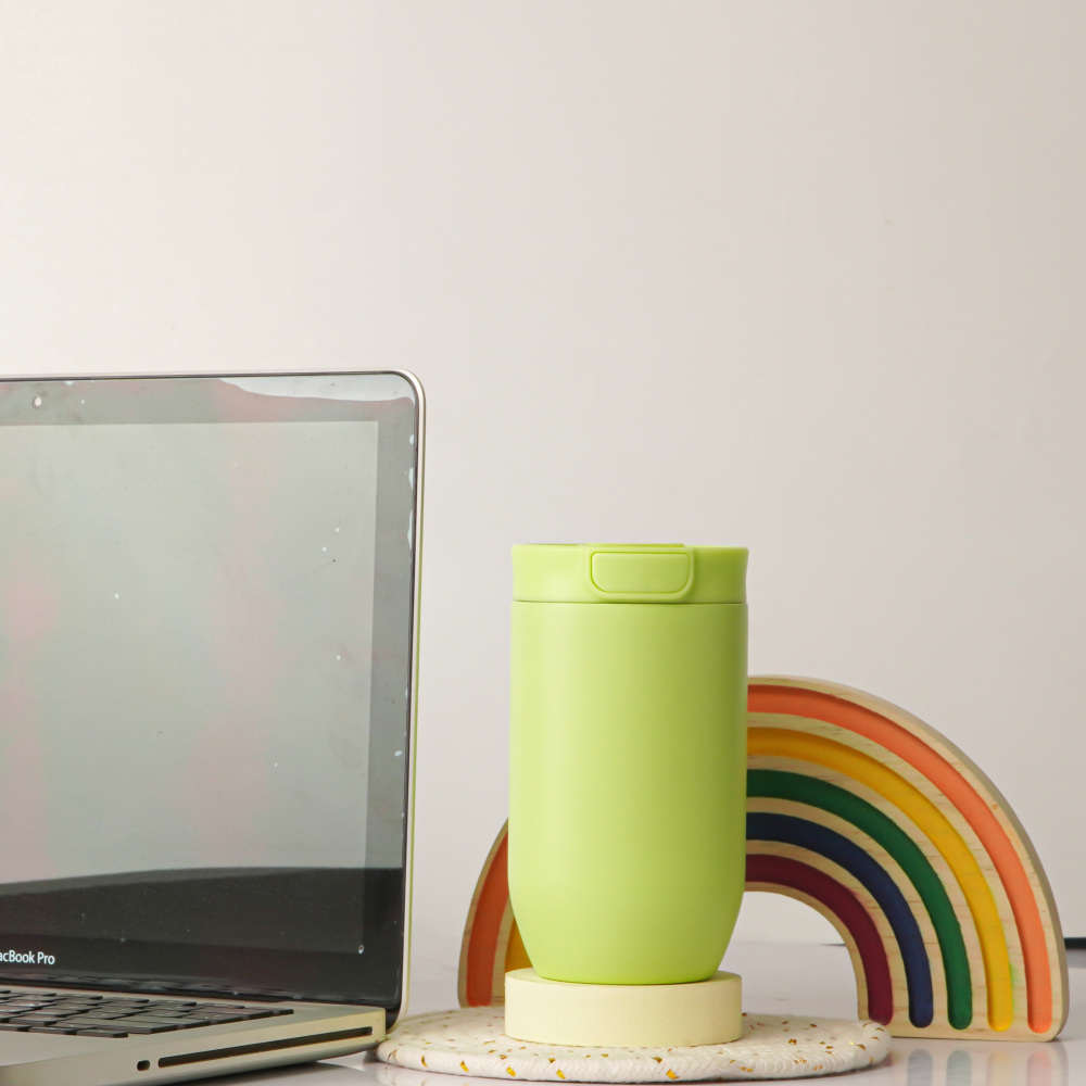 Credrink Coffee Travel tumbler 350ml 500ml Insulated Coffee Mug with Lid Leak proof Coffee Thermos Coffee Tumbler for Hot Cold Drinks Stainless Steel Reusable Thermal Cup