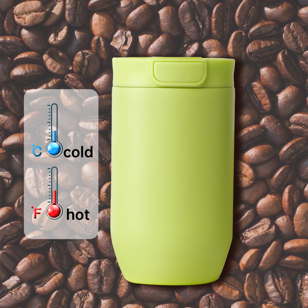 Credrink Coffee Travel tumbler 350ml 500ml Insulated Coffee Mug with Lid Leak proof Coffee Thermos Coffee Tumbler for Hot Cold Drinks Stainless Steel Reusable Thermal Cup