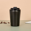 Tasse à café isotherme de voyage Credrink de 12 oz avec couvercle, thermos à café anti-fuite pour boissons chaudes et froides, tasse thermique réutilisable en acier inoxydable