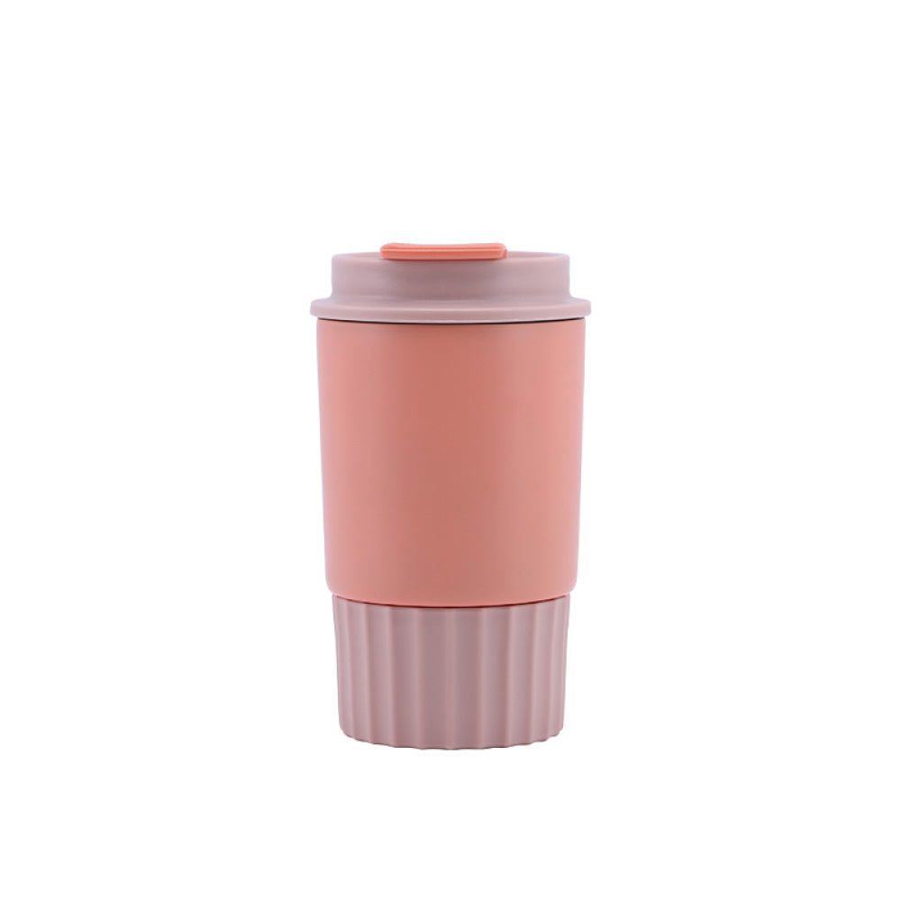 Vaso de café de viaje con forma octogonal de Credrink, taza de café aislada con tapa, termo de café a prueba de fugas, vaso de café para bebidas frías y calientes, taza térmica reutilizable de acero inoxidable