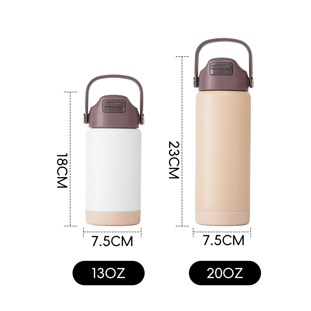 Credrink  Factory Direct wholesale Custom logo print double wall stainless steel vacuum thermal water bottle kids children Christmas bottle with pop-up lid wholesale