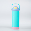 Credrink  Factory Direct wholesale 20oz Custom double wall stainless steel vacuum thermal water bottle flask children Christmas bottle with pop-up lid wholesale