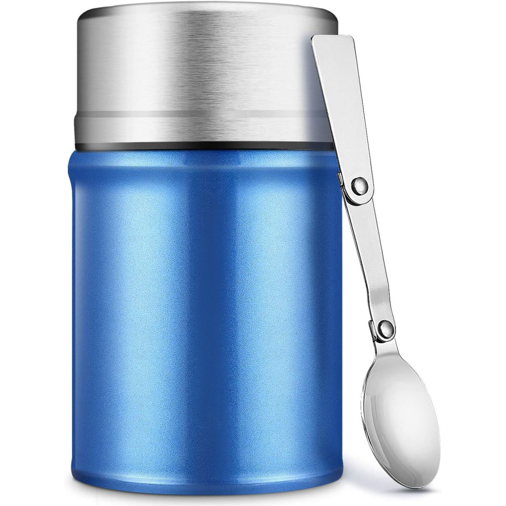 Credrink Insulated Food Jar 26oz Wide_Mouth Thermoses Stainless Steel Lunch Container Leak Proof Vacuum Thermal Flask