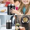 Credrink Insulated Food Jar 26oz Wide_Mouth Thermoses Stainless Steel Lunch Container Leak Proof Vacuum Thermal Flask