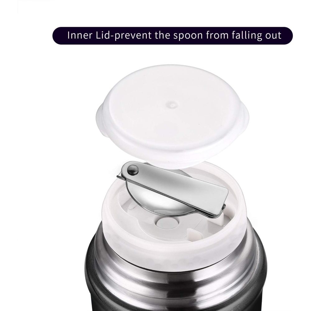 Credrink Insulated Food Jar 26oz Wide_Mouth Thermoses Stainless Steel Lunch Container Leak Proof Vacuum Thermal Flask