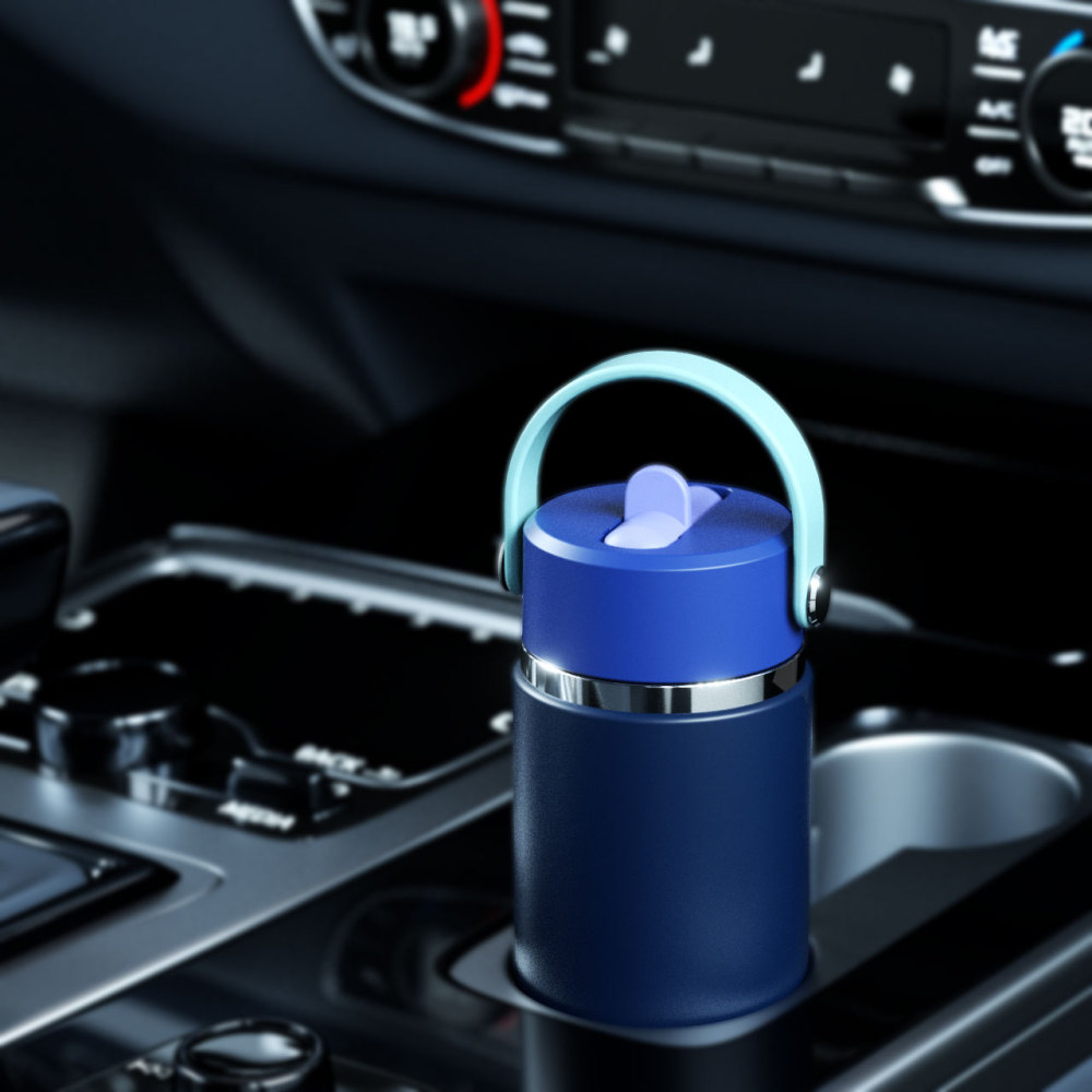 Bouteille d'eau isolée sous vide en acier inoxydable à large ouverture HYDRO FLASK de Credrink en gros avec couvercle à paille refermable étanche pour boissons d'eau froide, sport, voyage, voiture et école