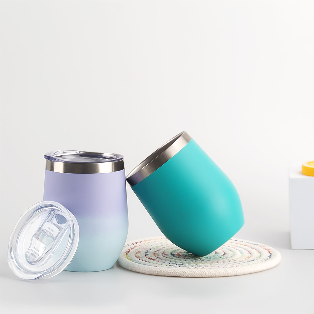 Mate de acero inoxidable de 12 oz con doble pared de Credrink para yerba mate