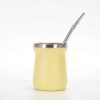 Credrink Yerba Mate Cup 6oz Stainless Steel Mate Gourd Double Walled Tea Cup for Yerba Mate