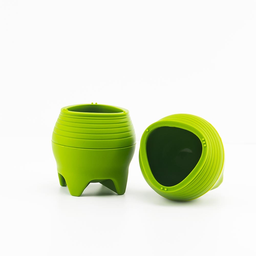 Calebasse en silicone et paille Bombilla avec brosse nettoyante - Sans BPA, ergonomique pour les voyages, facile à nettoyer