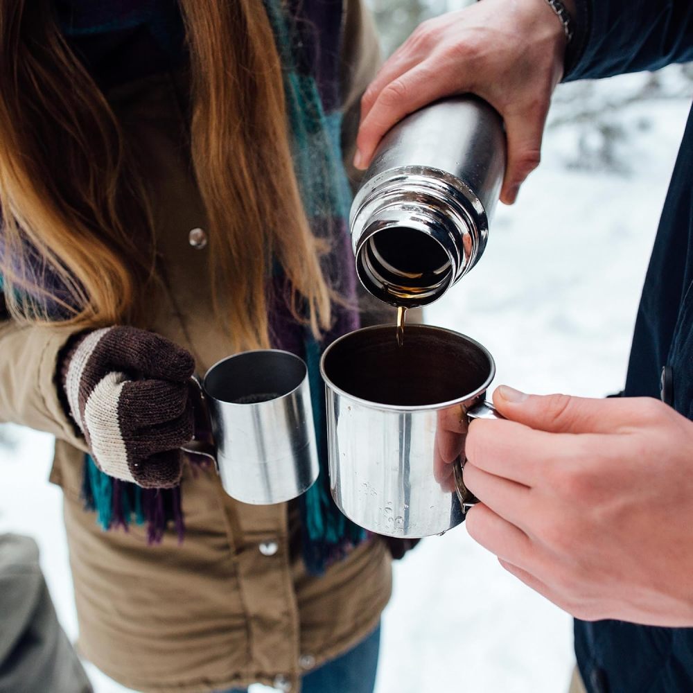 Credrink Meilleur thermos à café en acier inoxydable sans BPA Nouvelle triple paroi isolée chaude et froide pendant des heures 34 OZ 1000ML