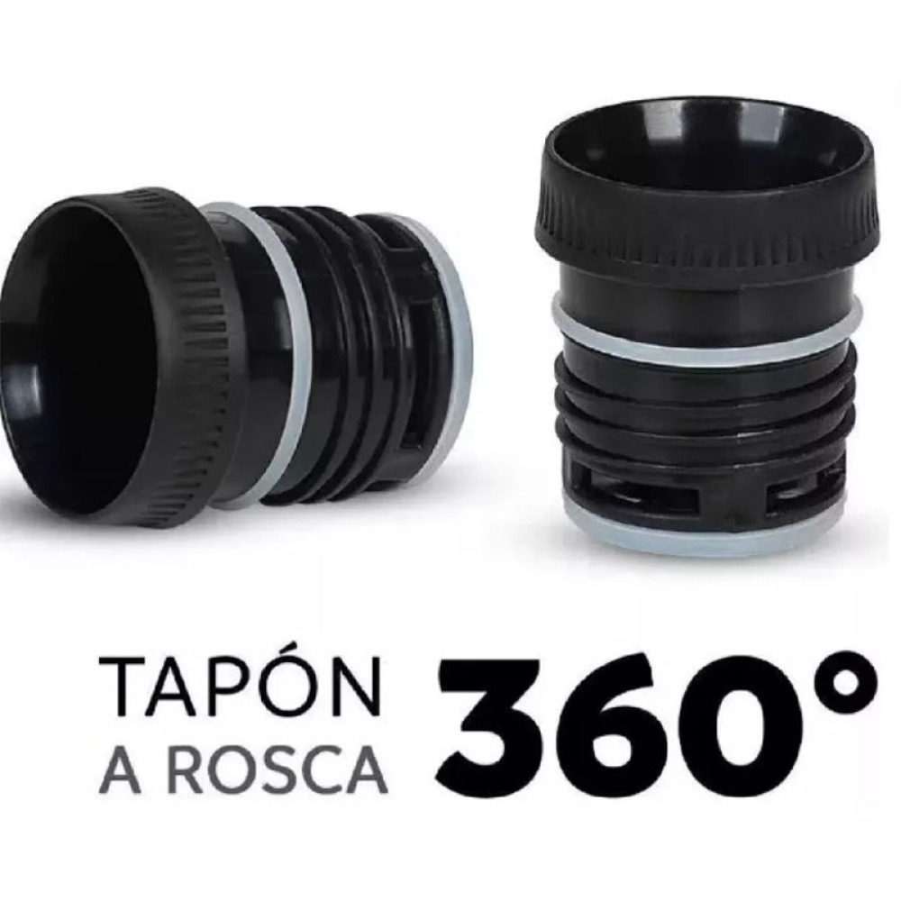 Botella de boca ancha con aislamiento al vacío Credrink Classic: termo de acero inoxidable 18/8 sin BPA para bebidas frías y calientes; mantiene el líquido caliente o frío hasta 24 horas