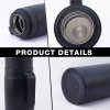 Credrink Mate Termo Water Bottle- made of stainless steel - half handle - A termo specially designed for drinking mate Silver color  32 OZ BPA Free Also suitable for cold