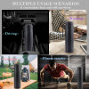 Credrink Mate Termo Water Bottle- made of stainless steel - half handle - A termo specially designed for drinking mate Silver color  32 OZ BPA Free Also suitable for cold