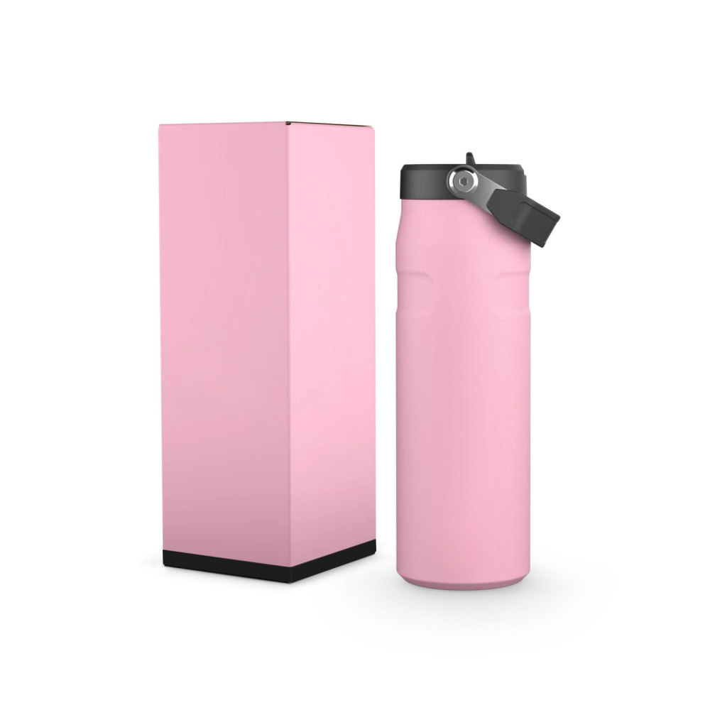 Bouteille isotherme en acier inoxydable Credrink de 24 oz, version Messi x Stanley, bouteille à paille à bascule Iceflow avec couvercle, bouteille d'eau isolée sous vide pour la maison, le bureau ou la voiture, tasse réutilisable avec couvercle anti-fuite