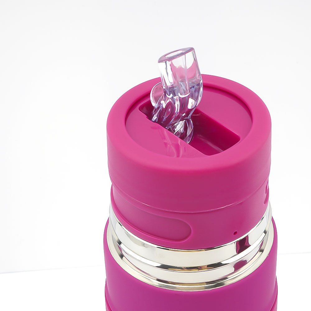 Termo para Yerba Mate Credrink – Mate Argentino 500ml – Termo para mate todo en uno – Mate thermos all in one – Este kit de mate automático negro de acero inoxidable es ideal para tereré y té