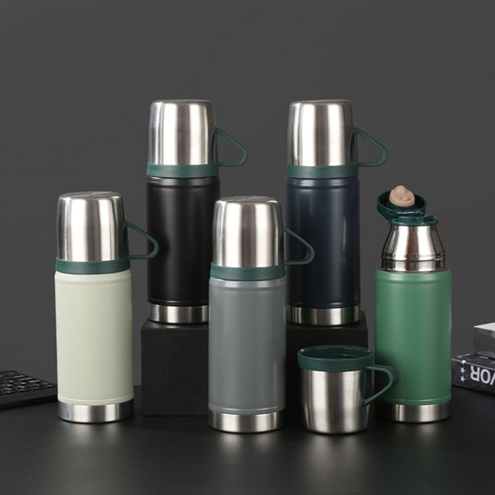 Bouteille isotherme à double paroi en acier inoxydable Credrink 650 ml argentin pour yerba mate