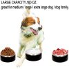 Credrink Gamelle isotherme extra large pour chien de 100 oz Gamelle lourde pour chien qui ne bouge pas Gamelle pour chien en métal 304 Gamelles antidérapantes pour chien Maintient le bol d'eau pour chien en place, Grandes gamelles en acier inoxydable pour chiens de grande taille
