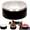 Credrink Gamelle isotherme extra large pour chien de 100 oz Gamelle lourde pour chien qui ne bouge pas Gamelle pour chien en métal 304 Gamelles antidérapantes pour chien Maintient le bol d'eau pour chien en place, Grandes gamelles en acier inoxydable pour chiens de grande taille